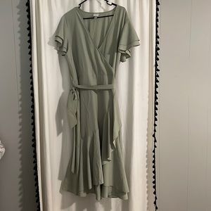 Sage Green A New Day Midi Dress size XXL